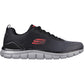 Skechers Track - Ripkent Textile Men's Black/Charcoal Trainers