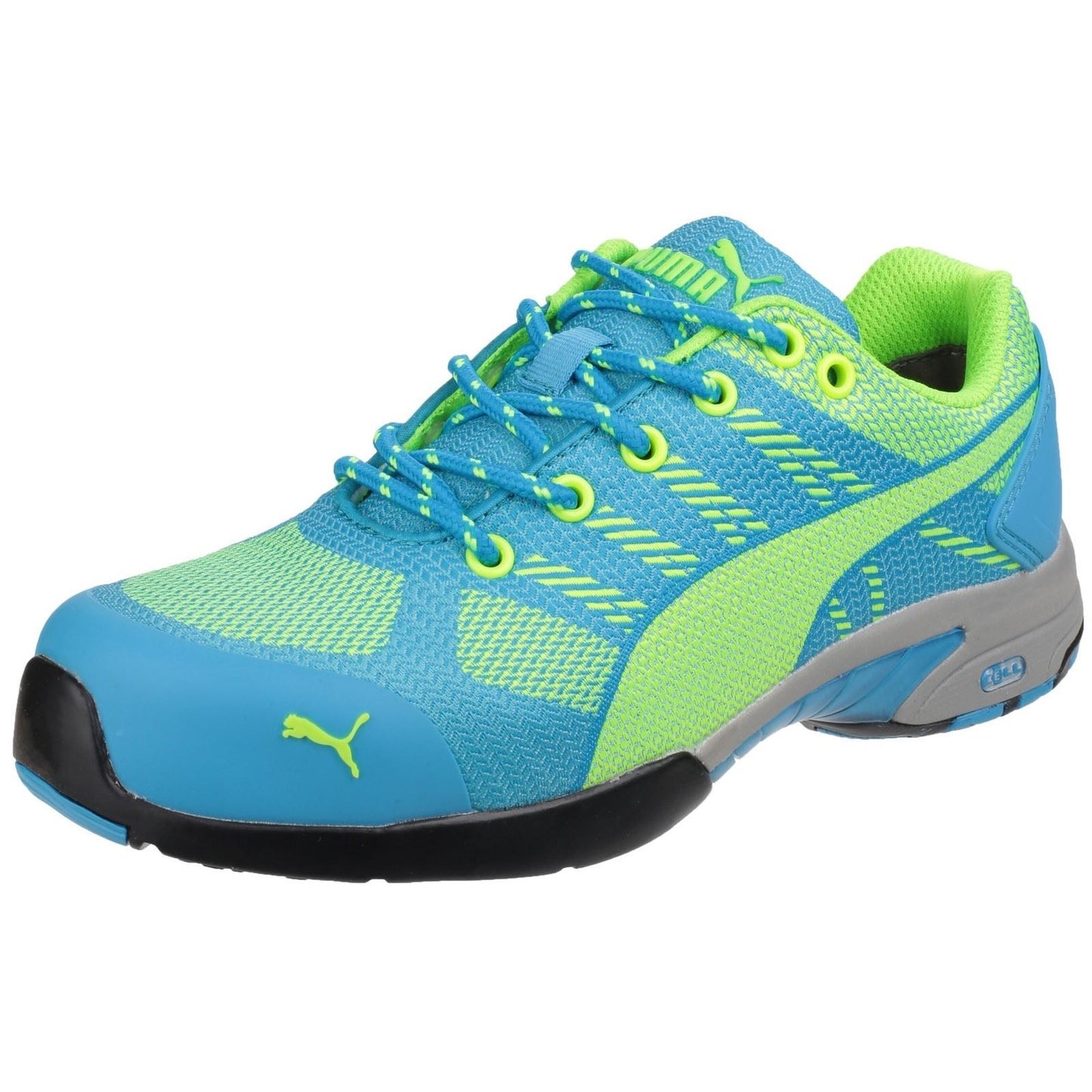 Puma Safety Women's Celerity Knit Ultra Lightweight Safety Trainer in Blue