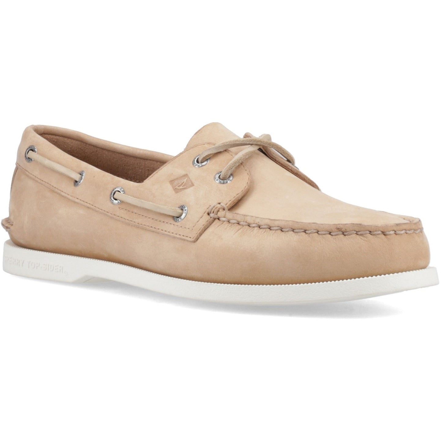 Sperry Authentic 2 Eye Boat Leather Men's Linen Multi Boat Shoes