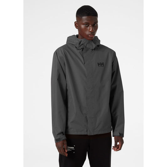 Helly Hansen Sport Men's Seven J Rain Jacket in Ebony