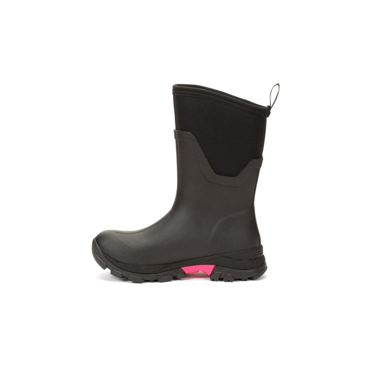 Muck Boots Women's Arctic Ice Mid Wellingtons in Black/Hot Pink