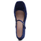 Hush Puppies Pasha Velvet Women's Navy Flats
