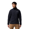 Columbia Jasper Ridge Pebbled Full Zip Men's Black Fleece Jacket