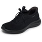 Skechers Ultra Flex 4.0 Polyester Women's Black / Black Sole Trainers