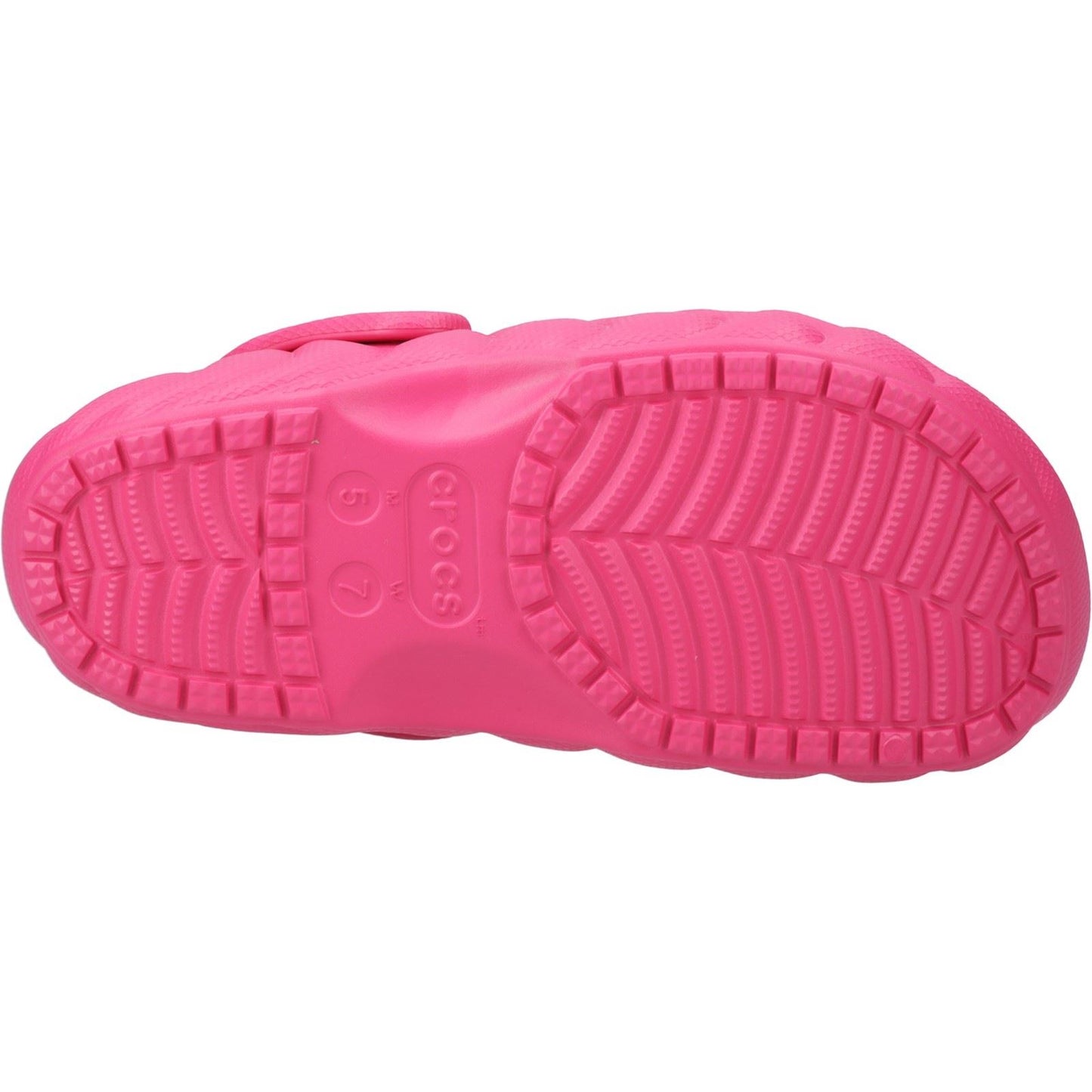 Crocs Women's Classic Lined Overpuff Clog in Dragon Fruit