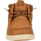 HEYDUDE Men's Wally Mid GripR Classic Boots in Cognac/Tan