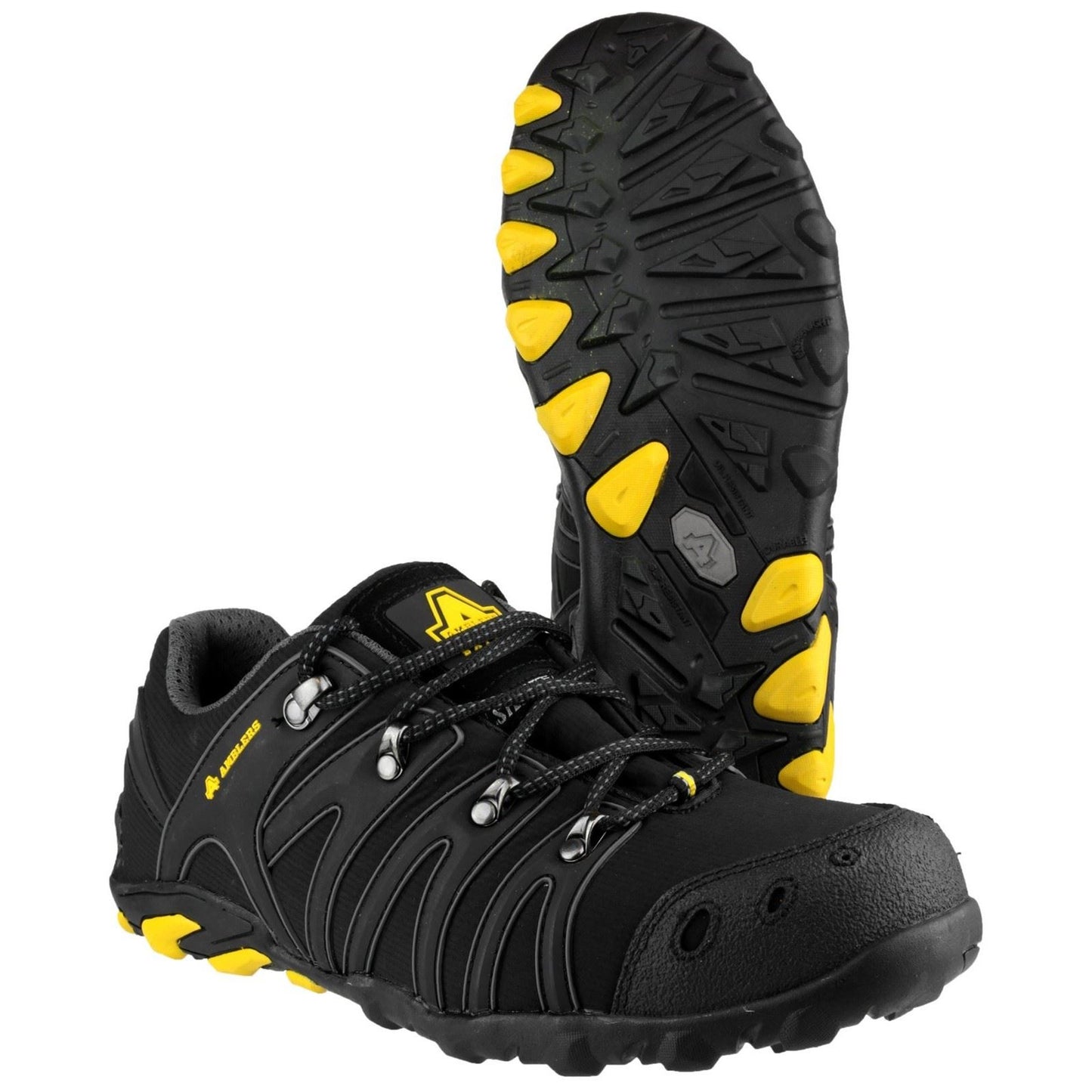 Amblers Safety FS23 Soft Shell Safety Trainer in Black