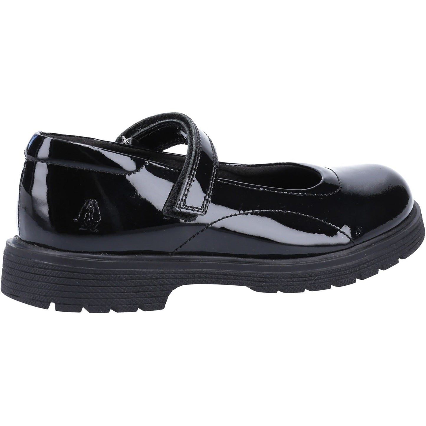 Hush Puppies Tally Patent Leather Youth Patent Black Shoes