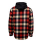 Hard Yakka Men's Quilted Flannel Shacket in Red
