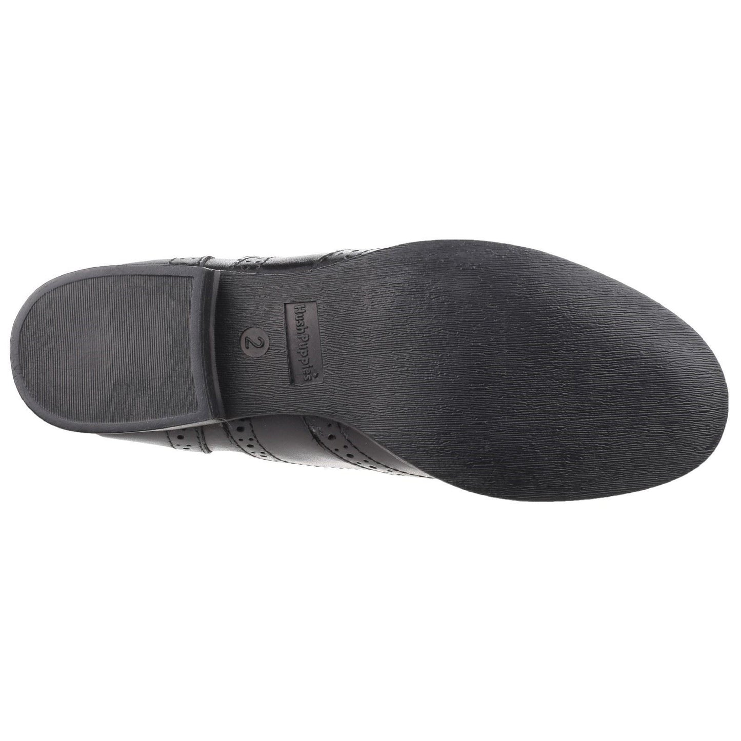 Hush Puppies Kada Junior Girls Black Leather Brogues