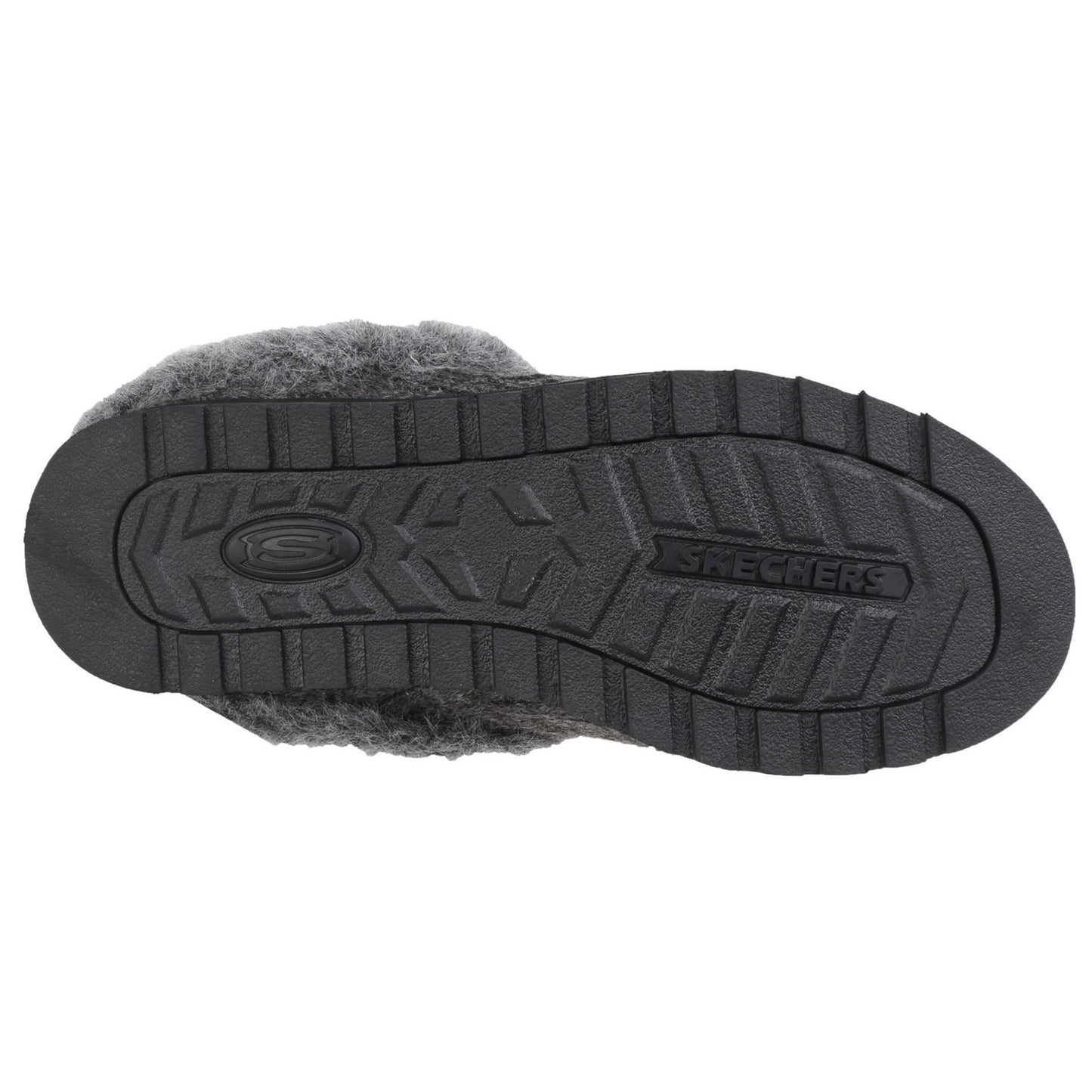 Skechers Women's Keepsakes Ice Angel Mule Slipper in Charcoal