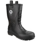 Amblers Safety FS90 Waterproof PVC Pull on Safety Rigger Boot in Black