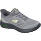 Skechers Skech-Air Summits Textile Men's Charcoal/Lime Trainers