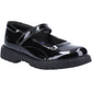 Hush Puppies Tally Patent Leather Youth Patent Black Shoes