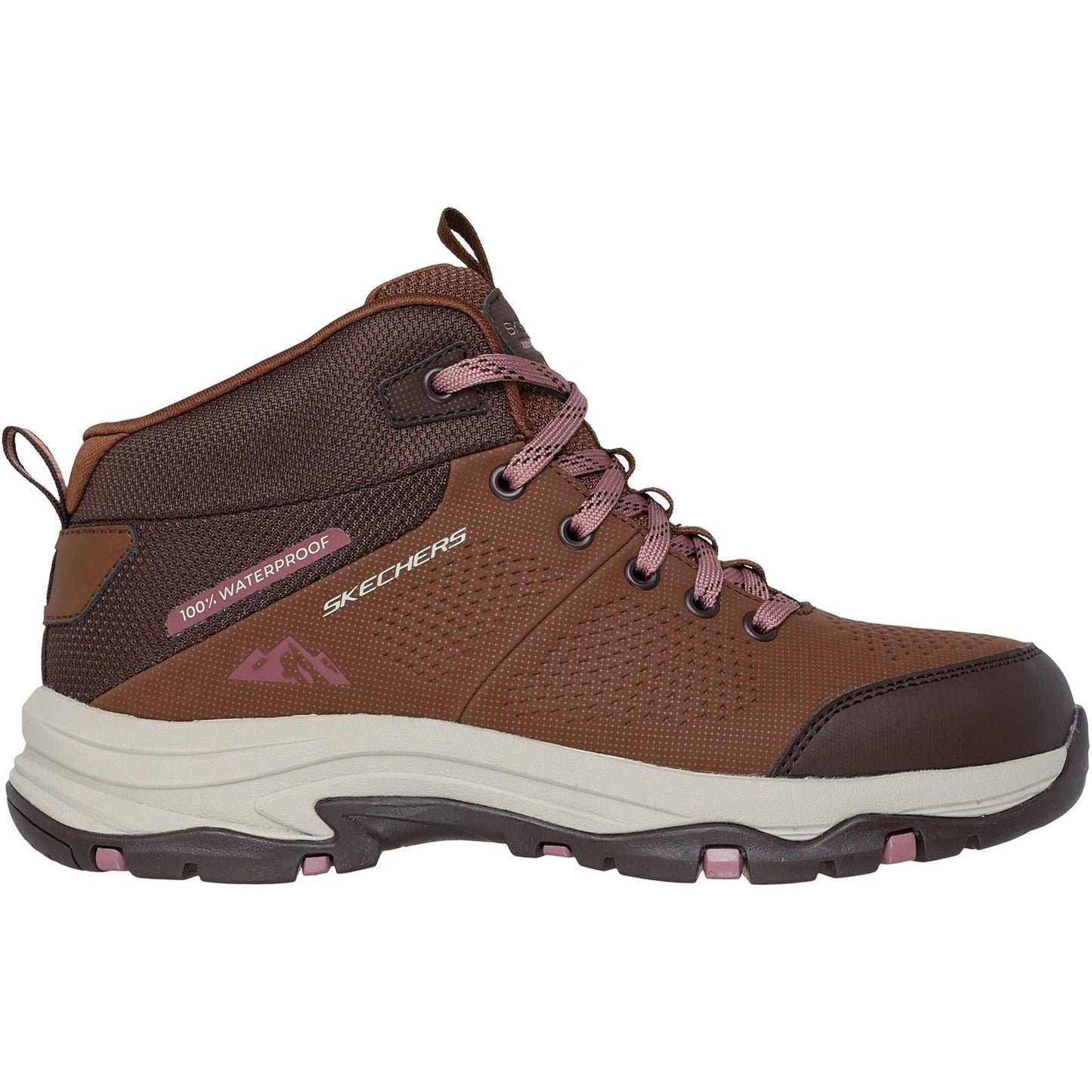 Skechers Trego Trail Destination Polyurethane Women's Brown/Multi Hiking Boots