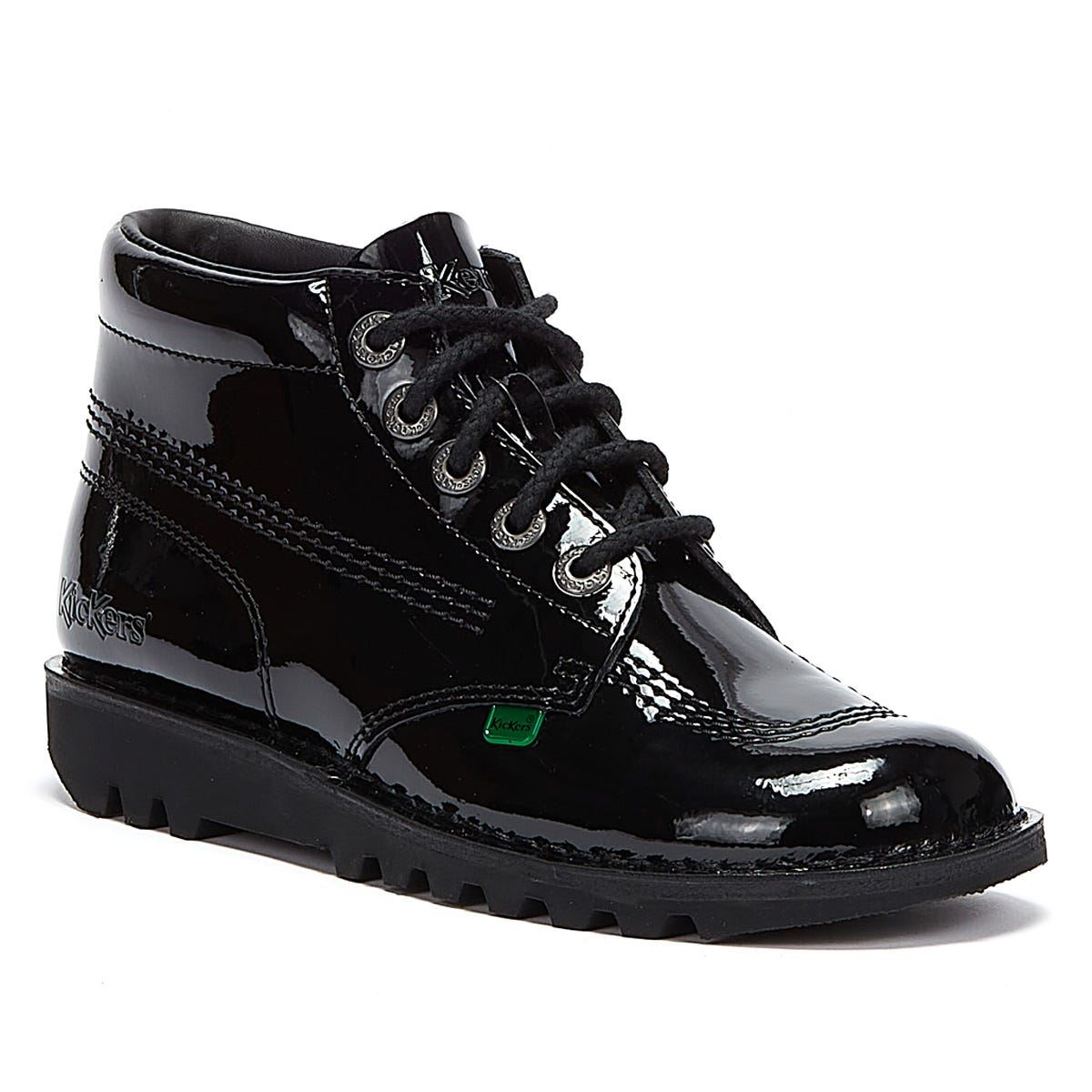 Kickers - 1-KF0000120BXW WOMENS HI PATENT BLACK