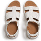 Fitflop F-Mode Fisherman Leather Women's Urban White Narrow Fit Sandals