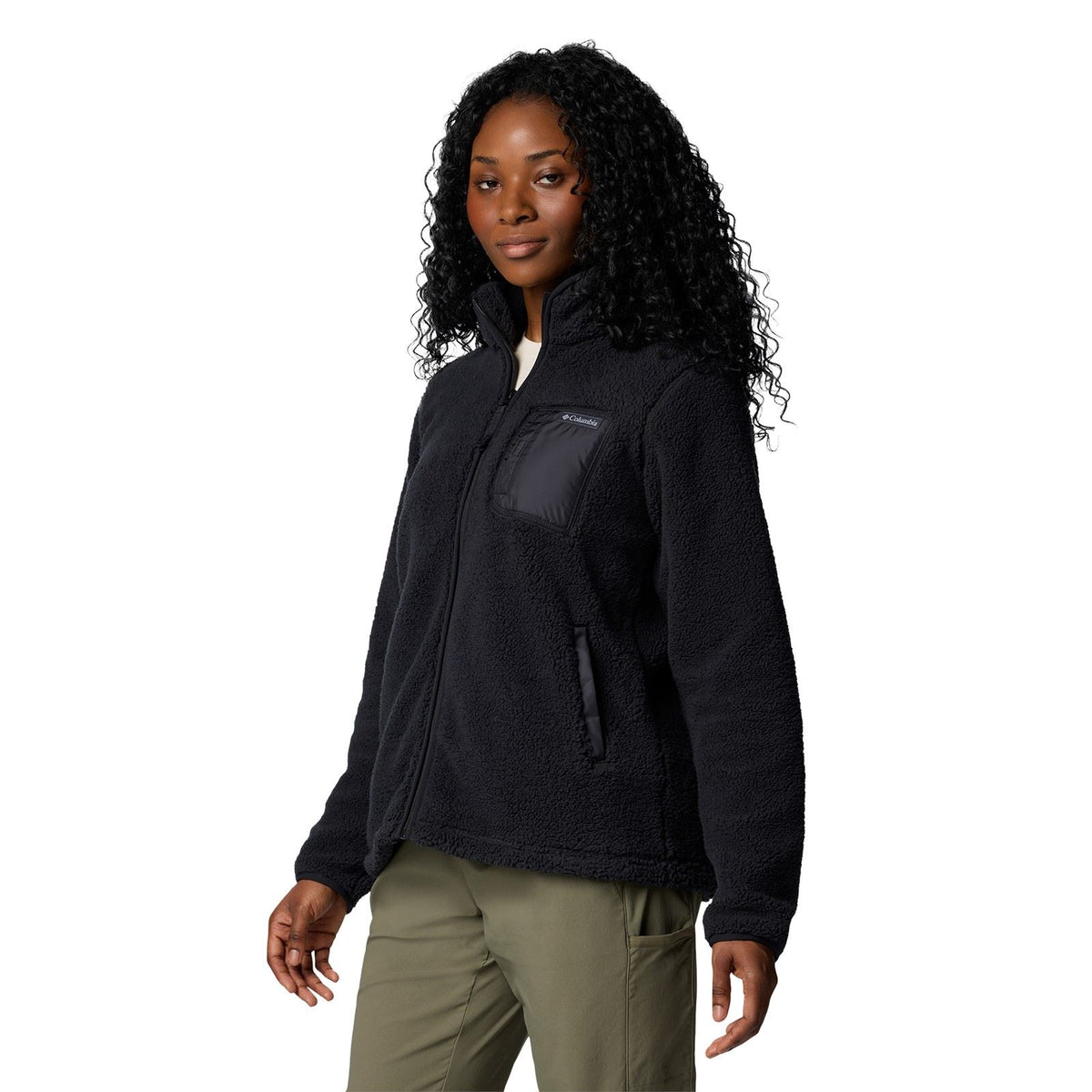 Columbia West Bend Full Zip Women's Black Fleece Jacket