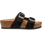 Geox D BRIONIA H Leather Women's Black Sandals