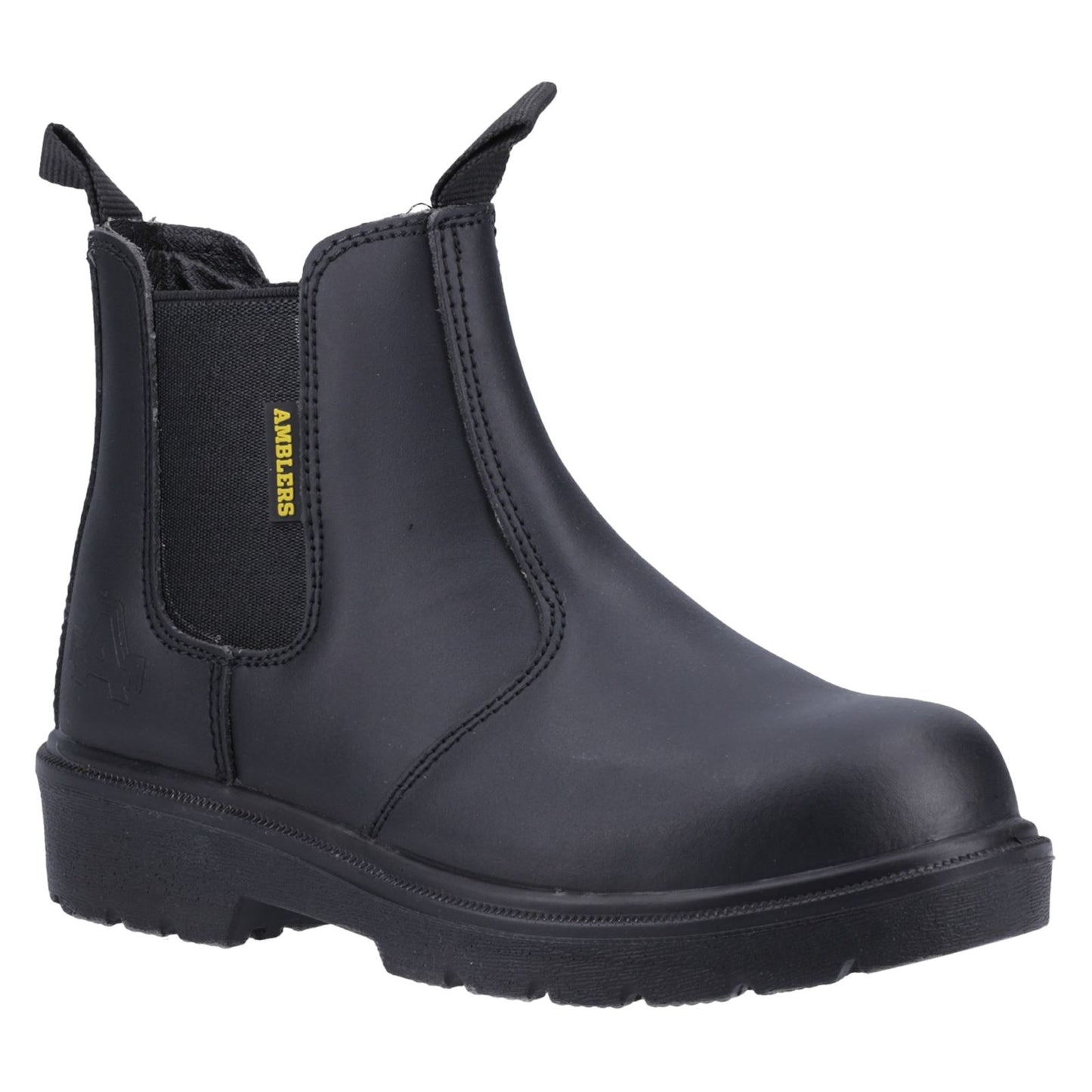 Amblers Safety Men's FS116 Hardwearing Pull on Safety Dealer Boot in Black