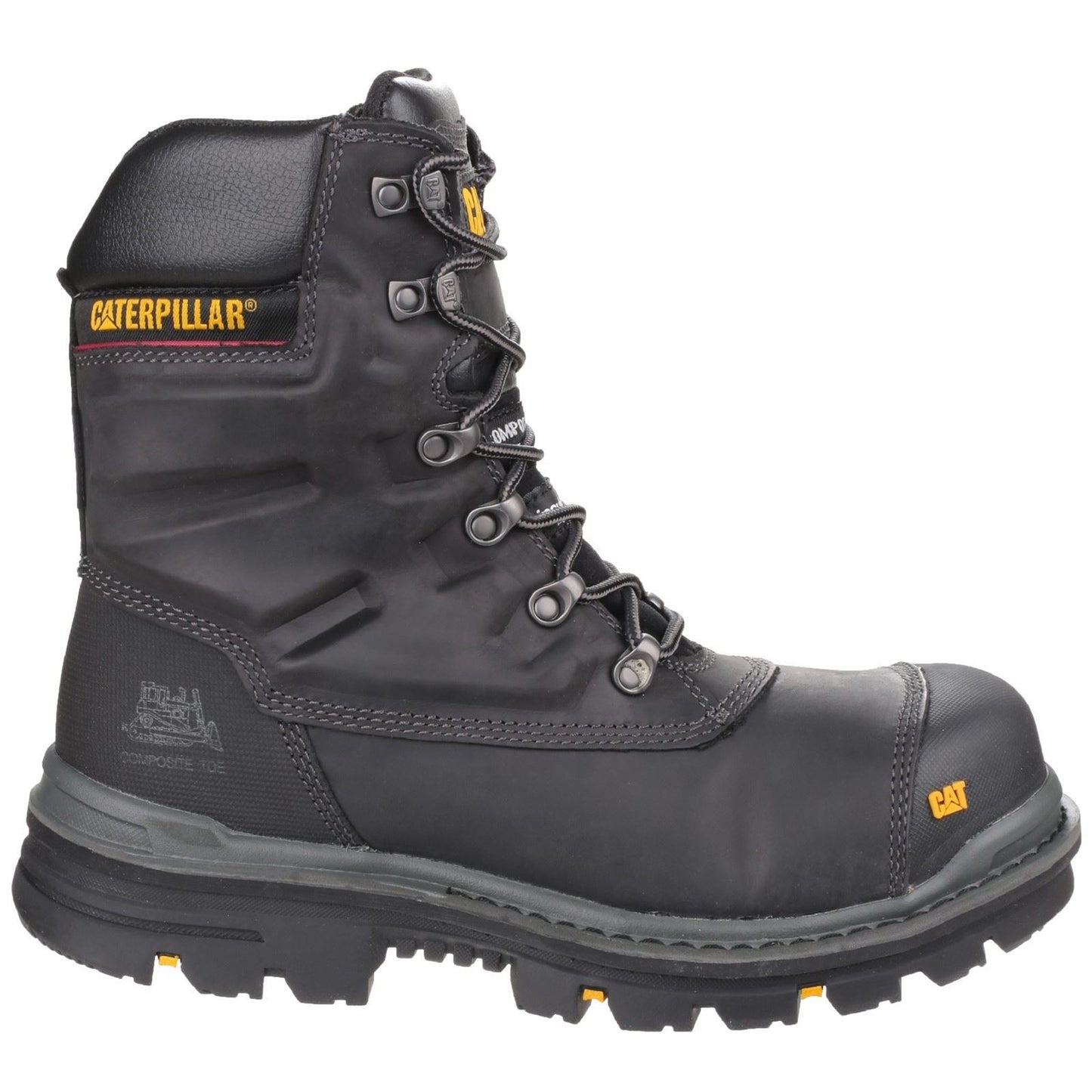 Caterpillar Men's Premier Waterproof Safety Boot in Black