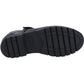 Hush Puppies Sabrina Patent Leather Junior Black Shoes
