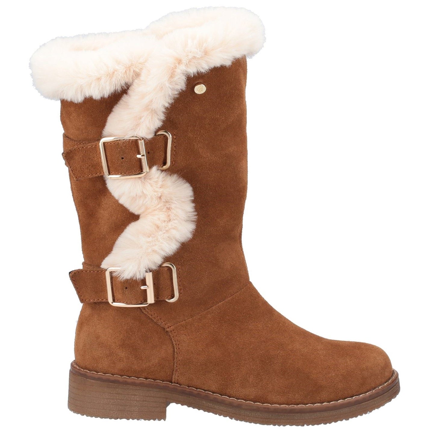Hush Puppies Women's Megan Wide Boot in Tan