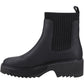 TOMS Millie Leather Women's Black Heeled Ankle Boots