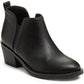Rocket Dog York Polyurethane Women's Black Heeled Ankle Boots