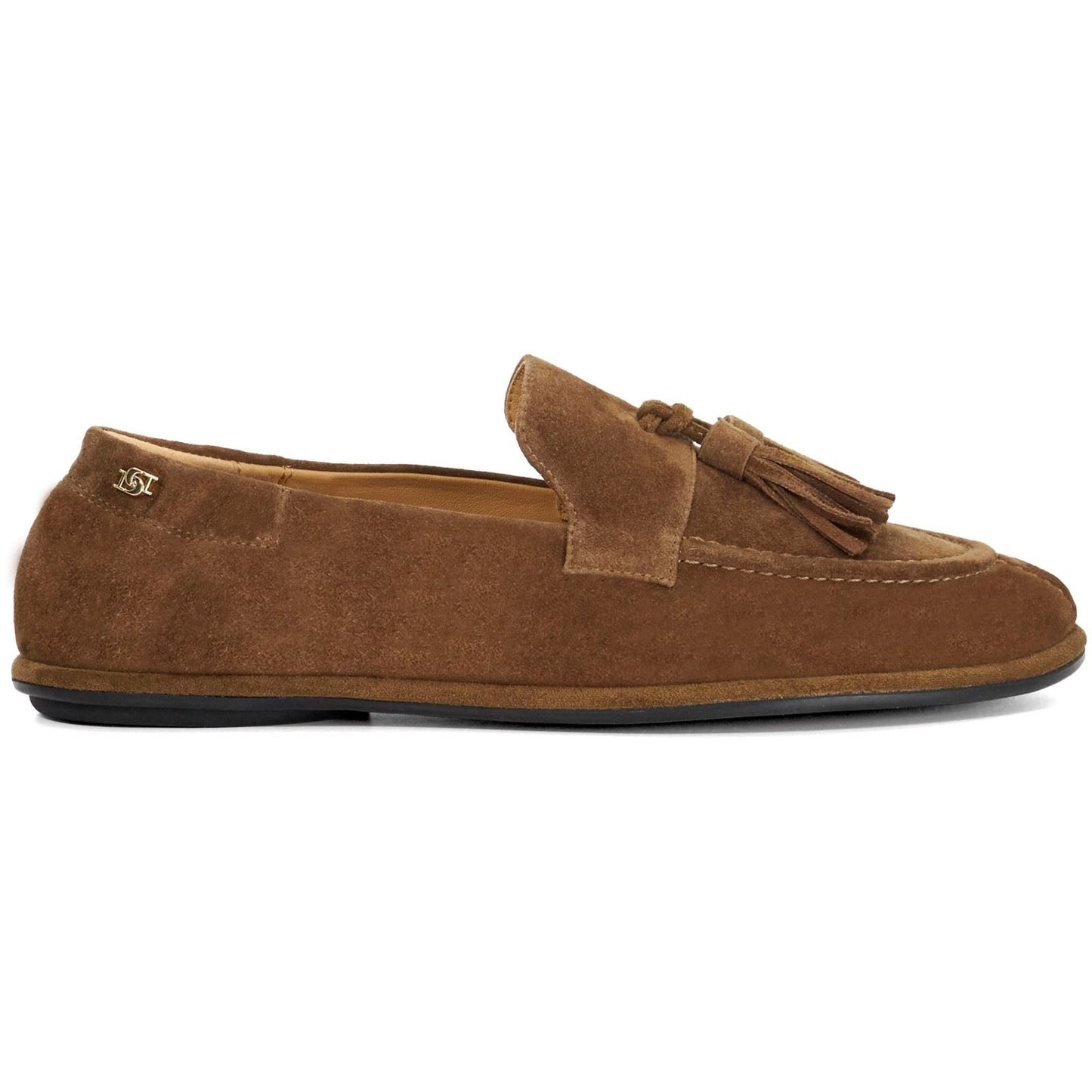 Dune Grounding Suede Women's Brown Loafers