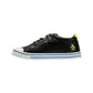 Penguin Junior Rainbow Black/Safety Yellow Trainers