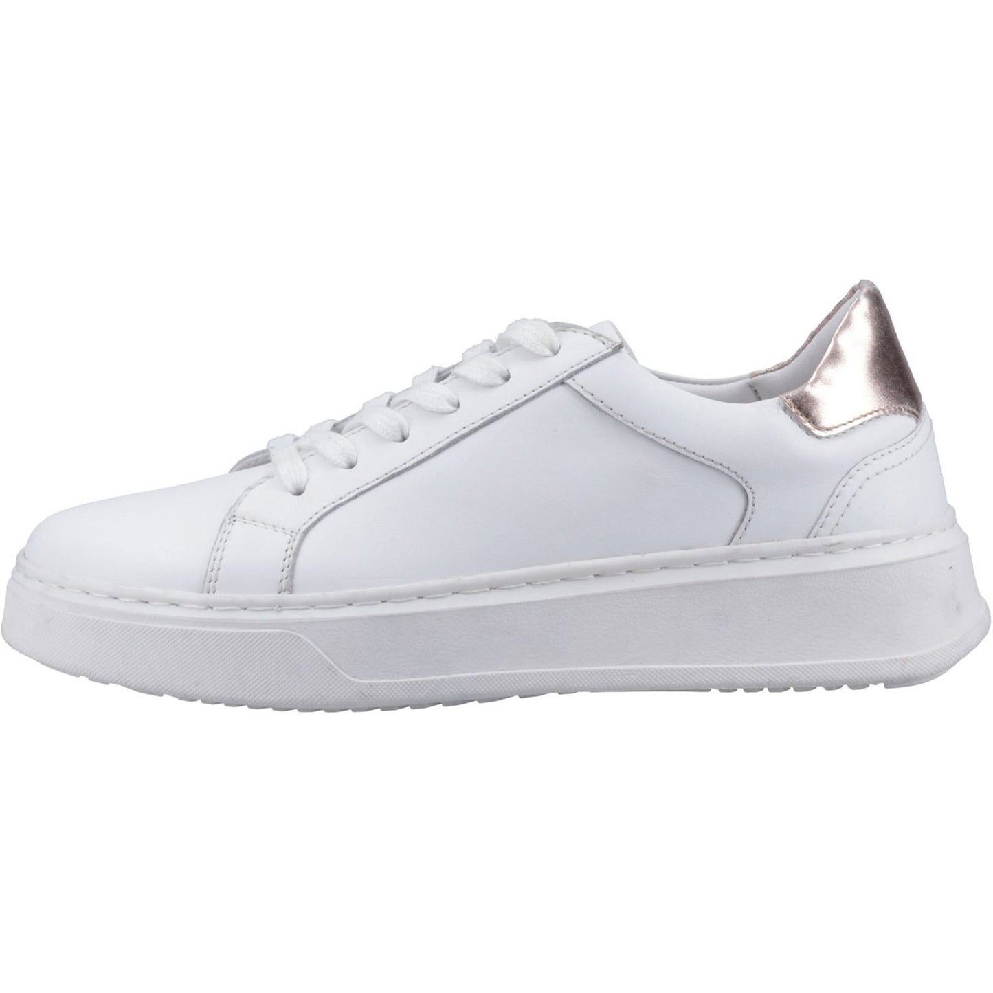 Hush Puppies Women's Camille Lace Cupsole in White