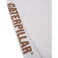 Caterpillar Men's Trademark Banner Long Sleeve T-Shirt in Cream Heather