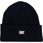 Caterpillar Rib Watch Black Beanie Hat