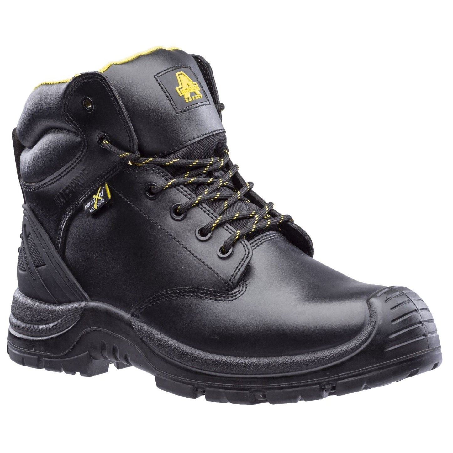 Amblers Safety Unisex AS303C Wrekin Metal Free Metatarsal Waterproof Safety Boot in Black