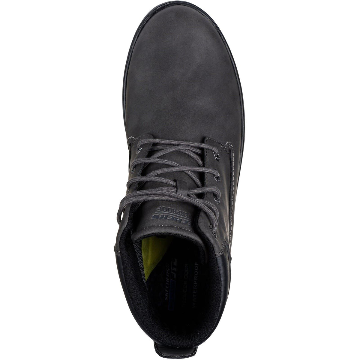 Skechers Garlan Deno Polyurethane Men's Charcoal Ankle Boots