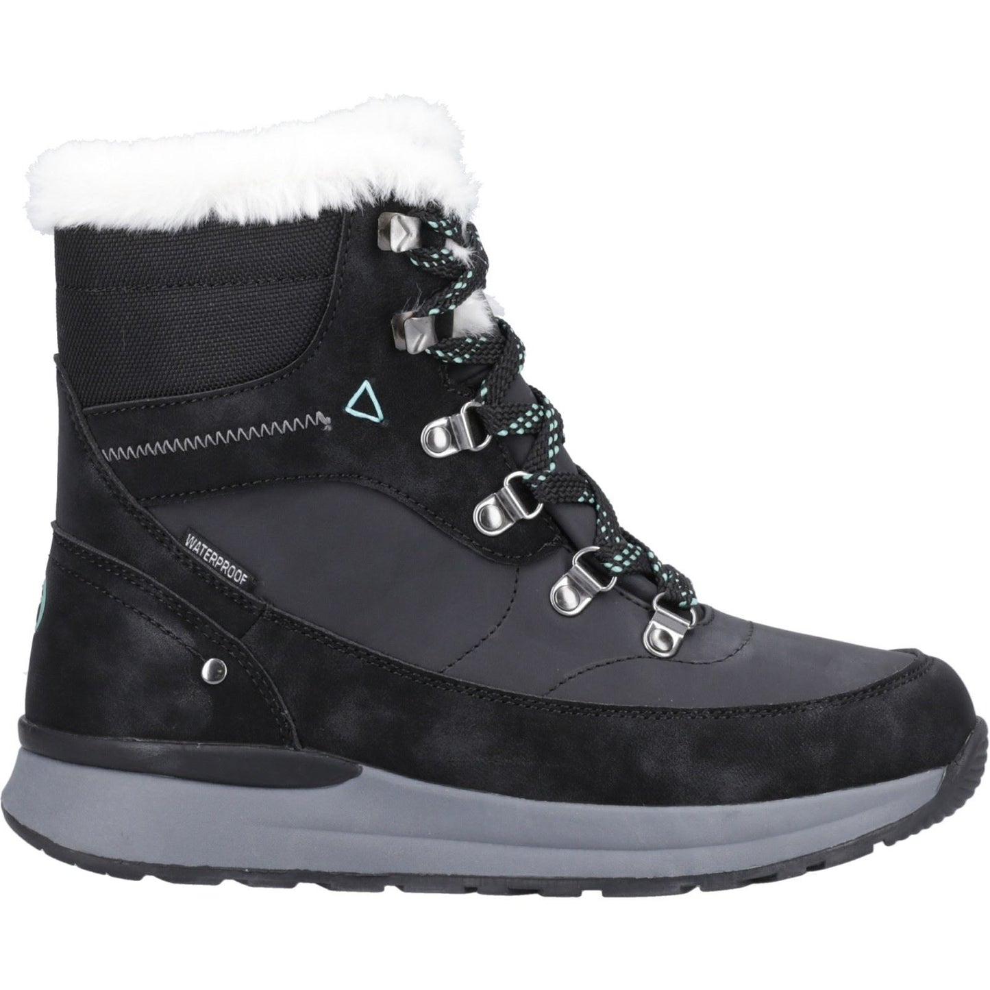 Cotswold Sheephouse Textile Women's Black Hiking Boots
