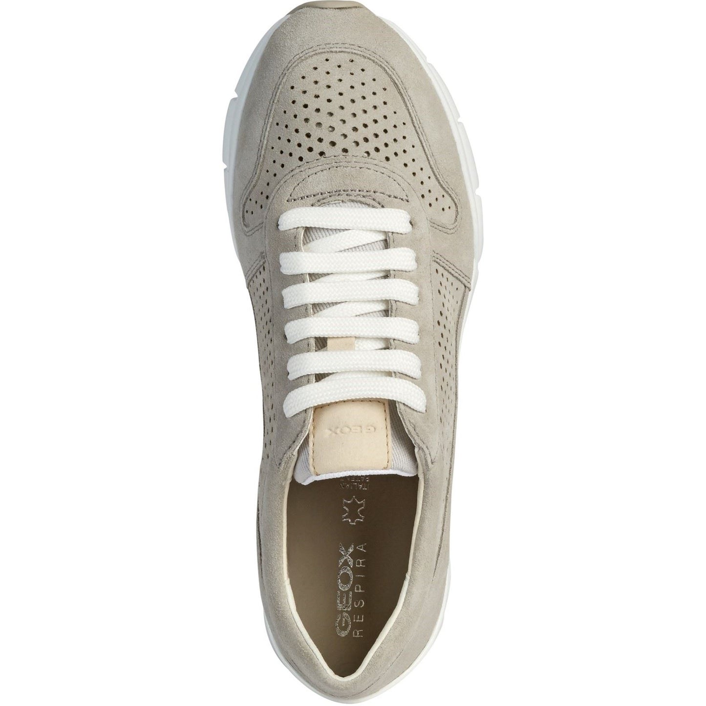Geox Women's D Sukie B Sneakers in Light Grey