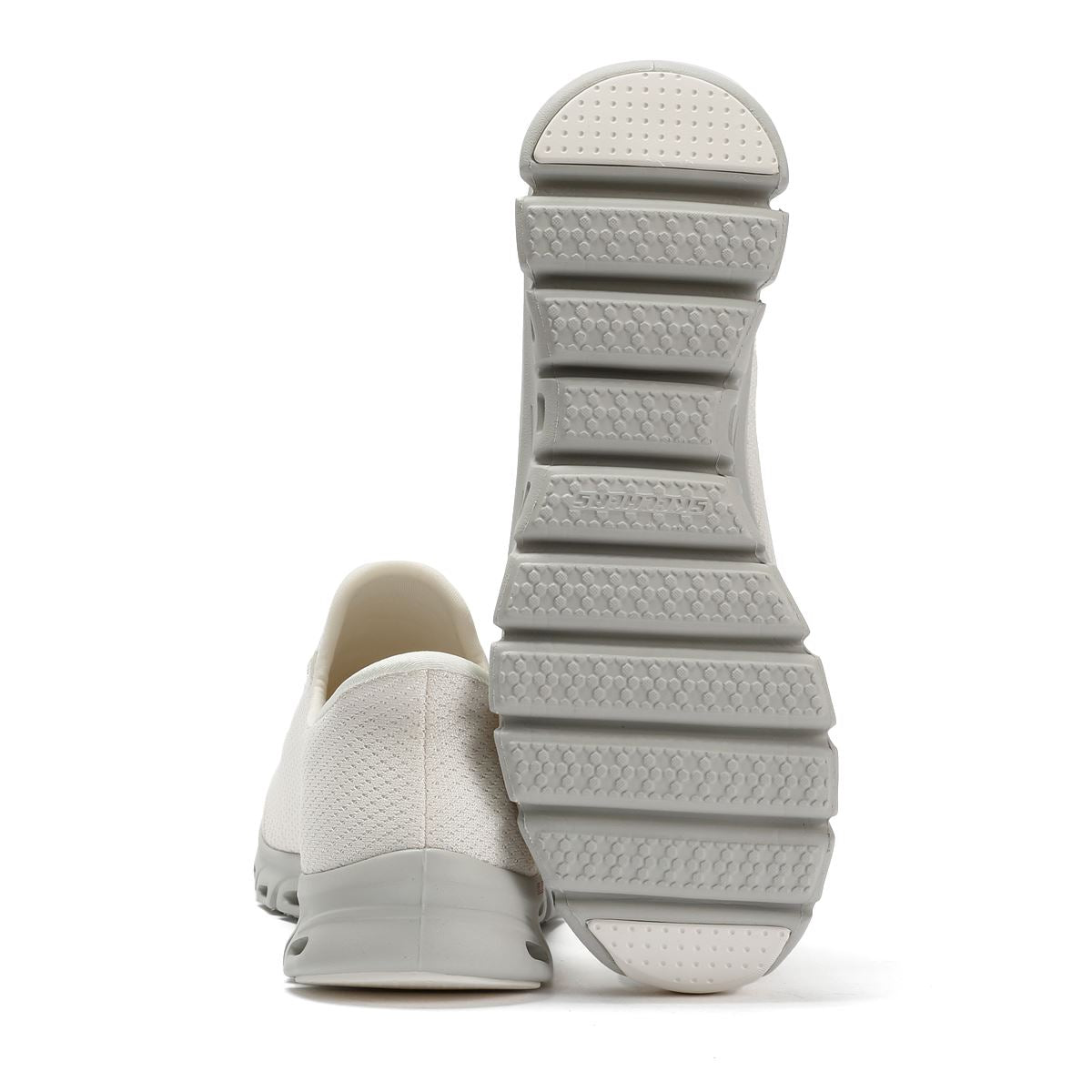 Skechers Slip-Ins Glide Step Vibey Mesh Women's White Trainers