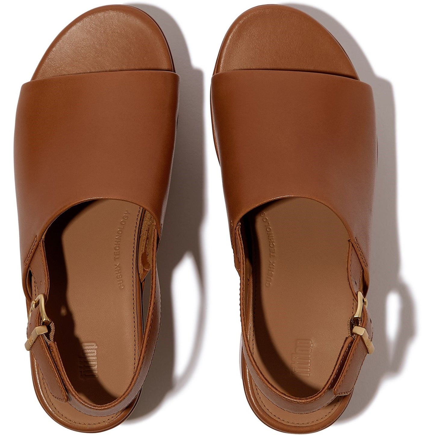 Fitflop Platfforms Heeled Backstrap Leather Women's Sandals