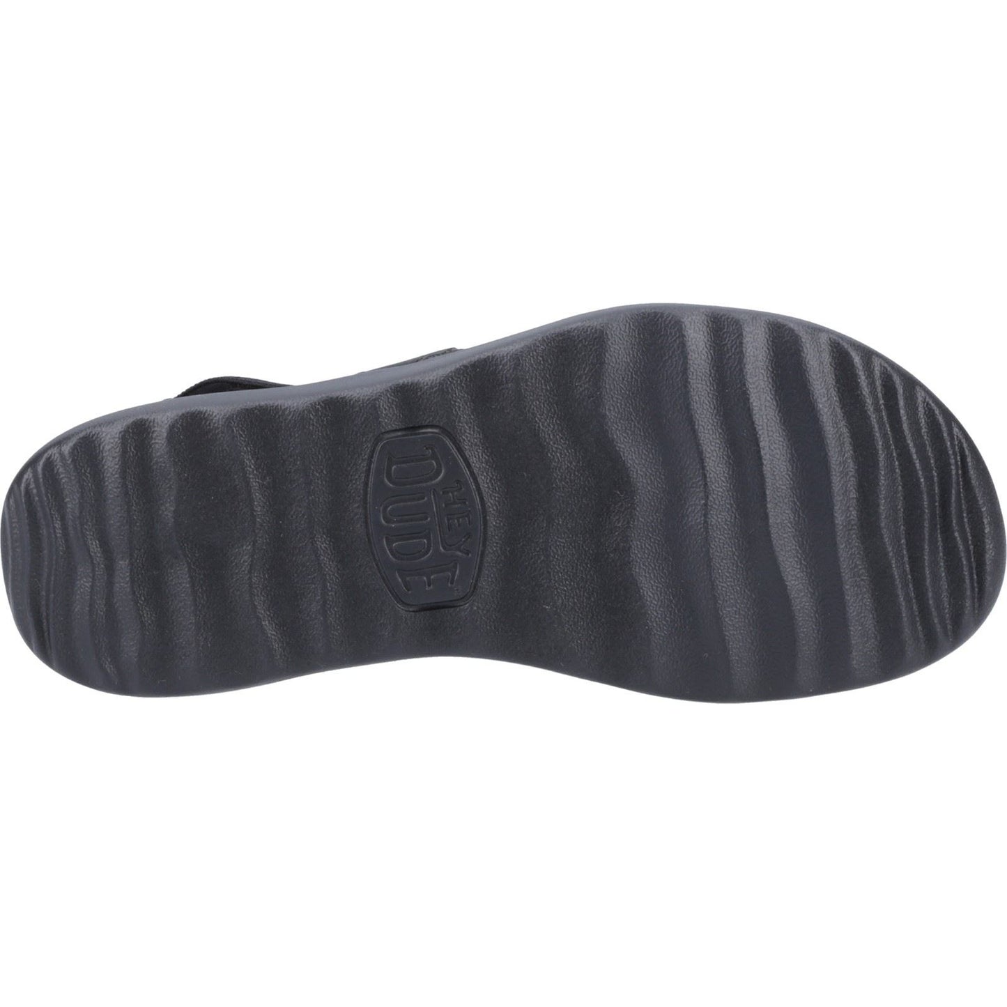 HEYDUDE Women's Collins Mono Sport Sandal in Black/Black