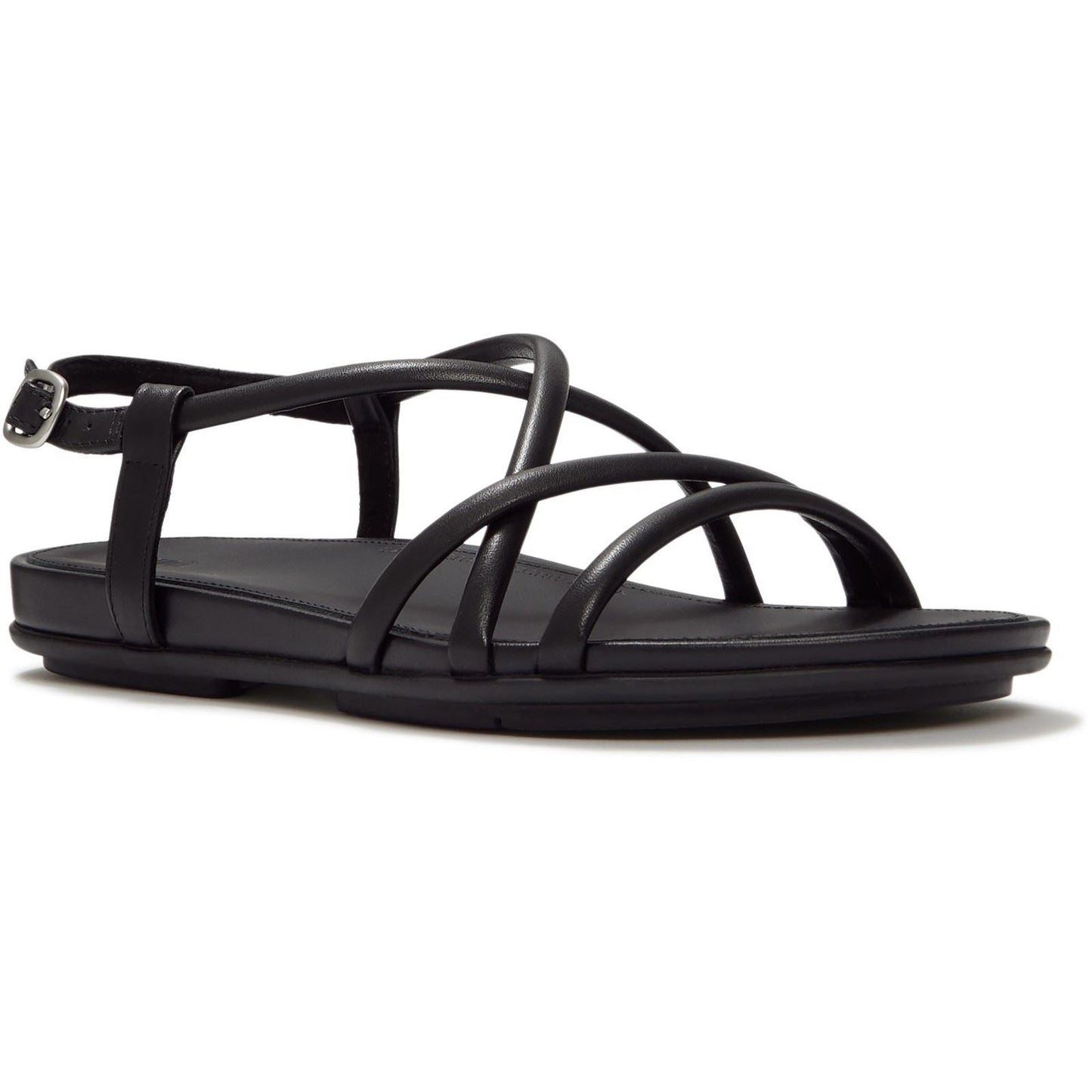 Fitflop Gracie Crystal Leather Women's All Black Sandals