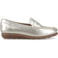 Hush Puppies Shelby Leather Women's Gold Loafers