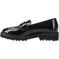 Hush Puppies Grazia Patent Leather Youth Black Loafers