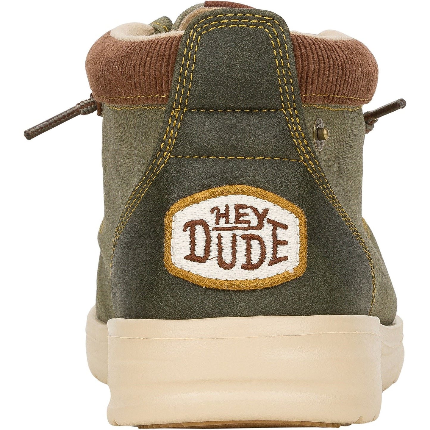 HEYDUDE Men's Wally Mid GripR Boots in Dusty Olive