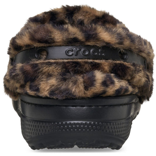 Crocs Classic Unfurgettable Clog Polyester Blend Women's Leopard Clogs