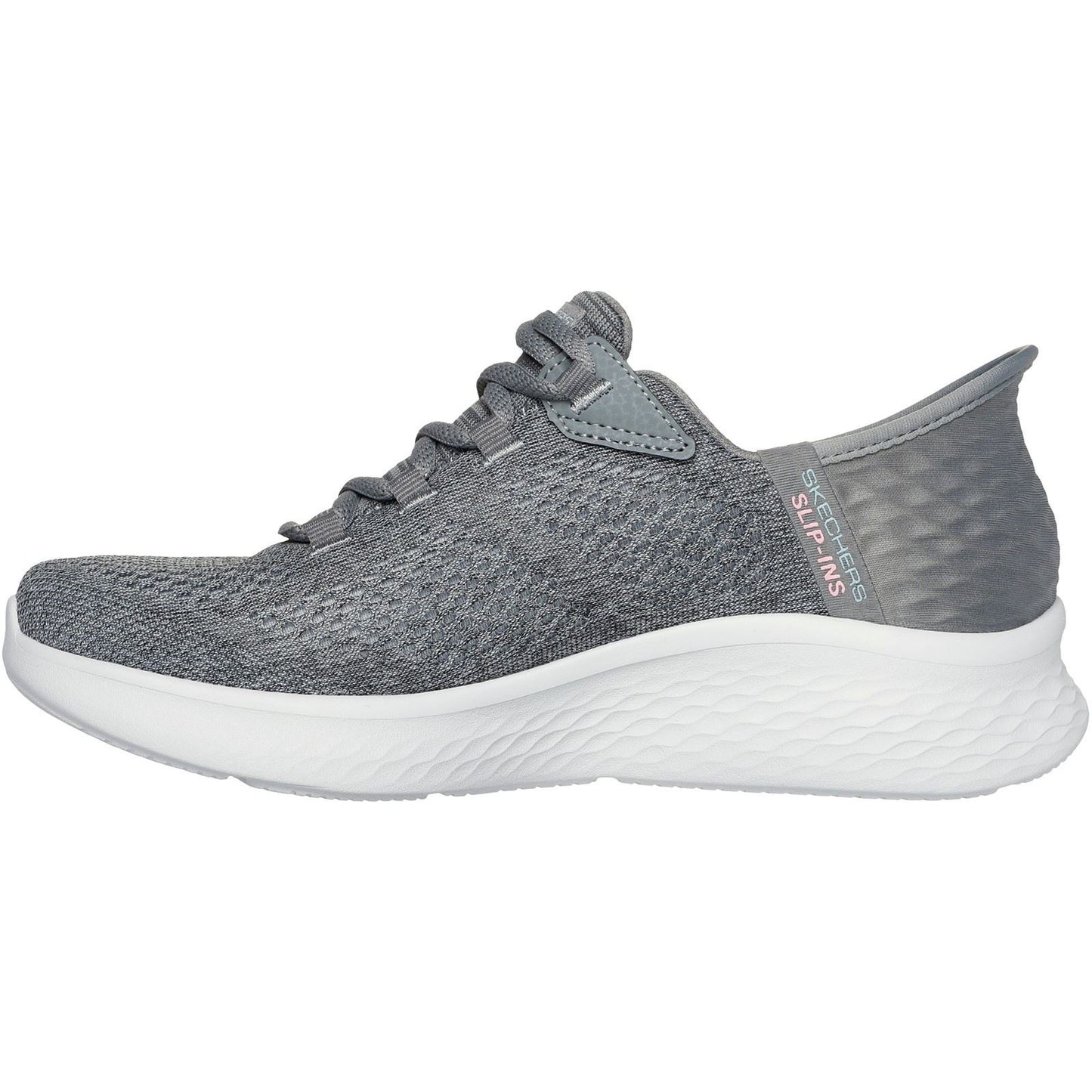 Skechers Women's Skech-Lite Pro Natural Trainer in Grey/Multi