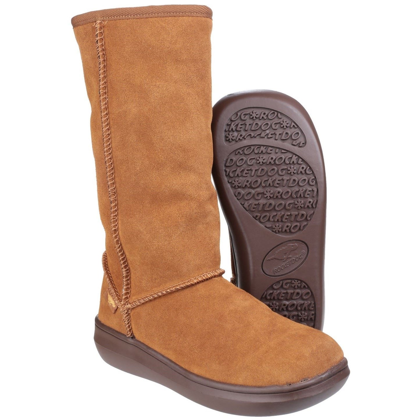Rocket Dog Women's Sugardaddy Pull on Boot in Chestnut