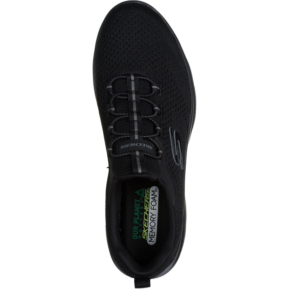 Skechers Summits Tallo Textile Men's Black Trainers