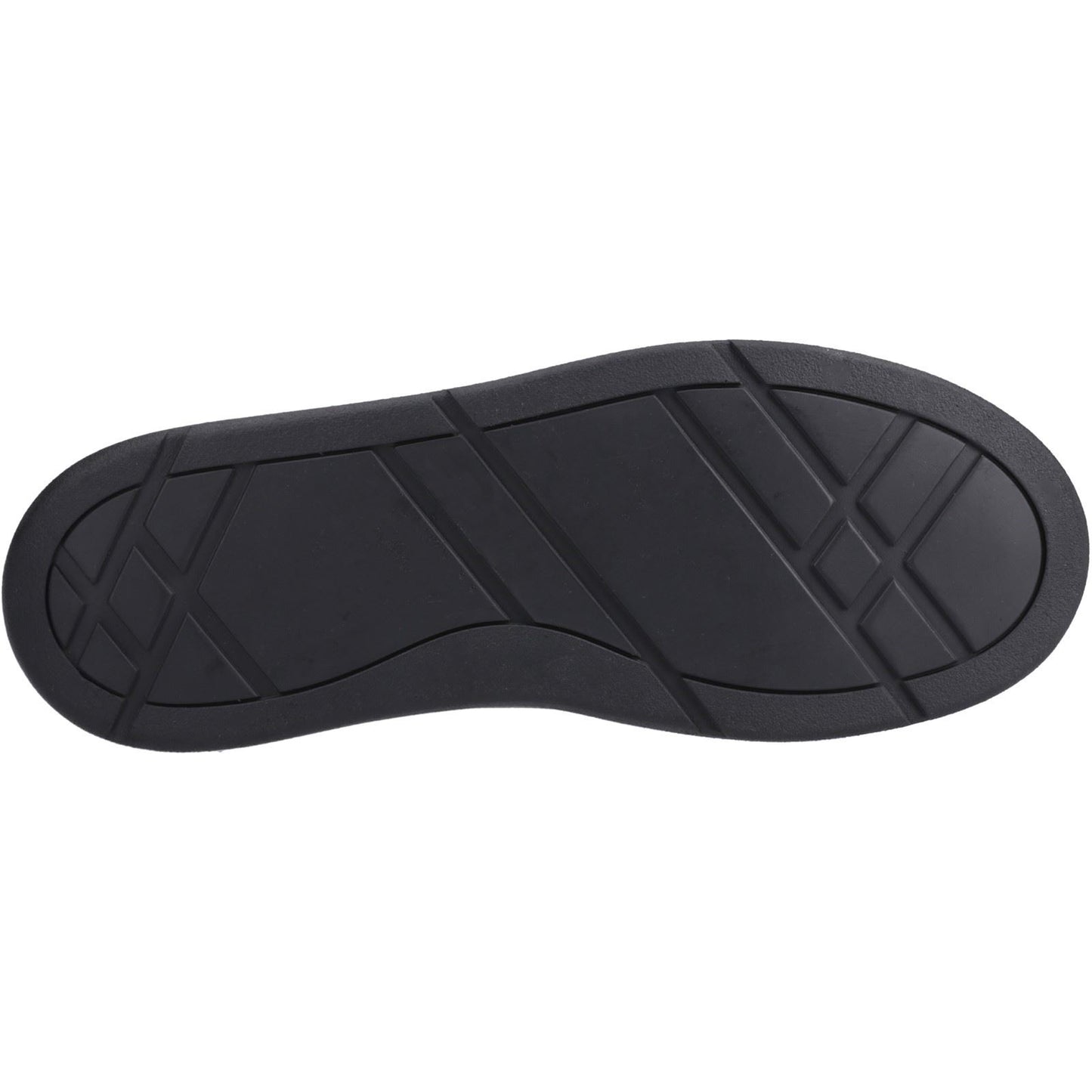 Hush Puppies Ronan Mocc Leather Youth Black Moccasins Shoes